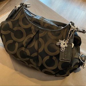 Coach Madison Maggie Op Art Signature Shoulder